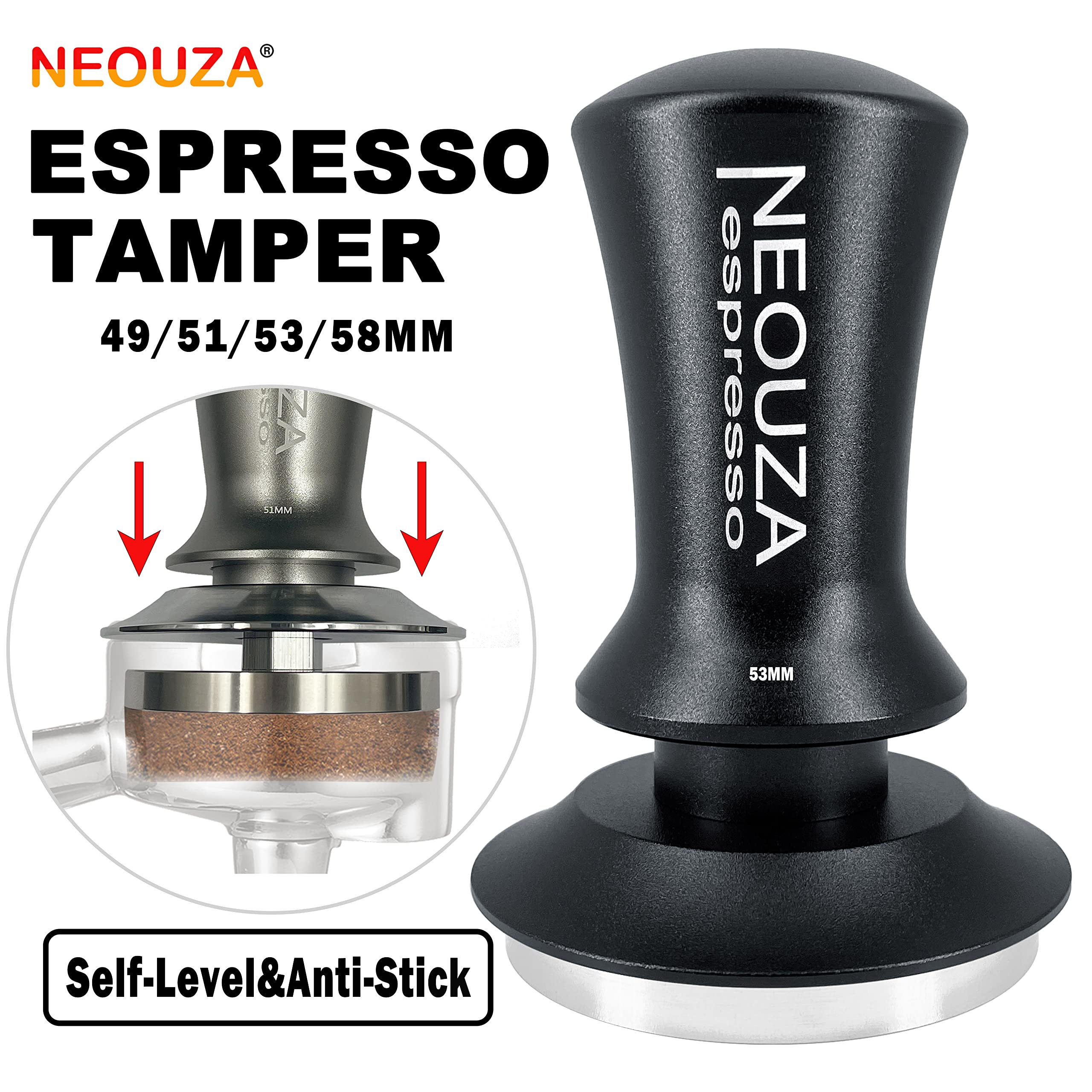 Amazon.com: NEOUZA Espresso Tamper Spring Loaded for Coffee